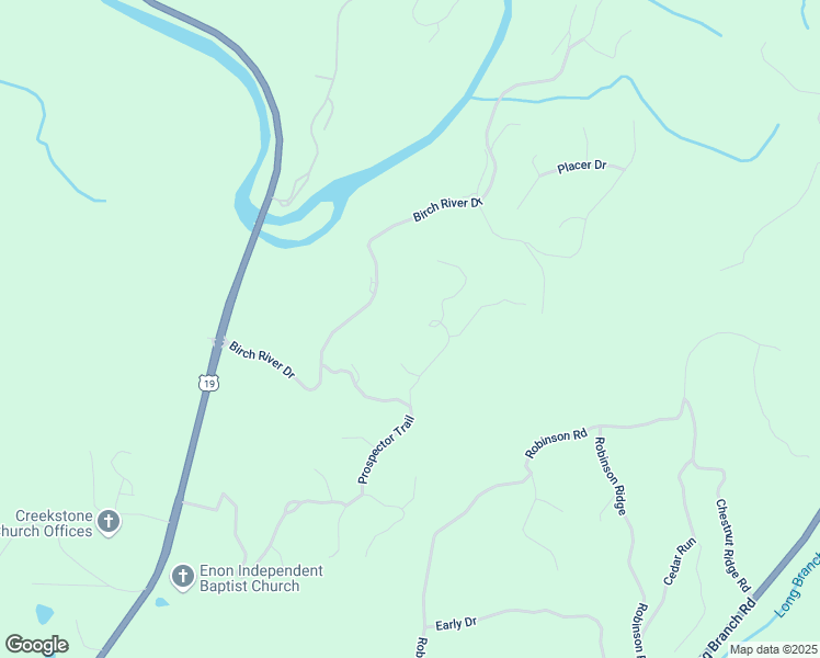 map of restaurants, bars, coffee shops, grocery stores, and more near 270 Prospector Ridge in Dahlonega