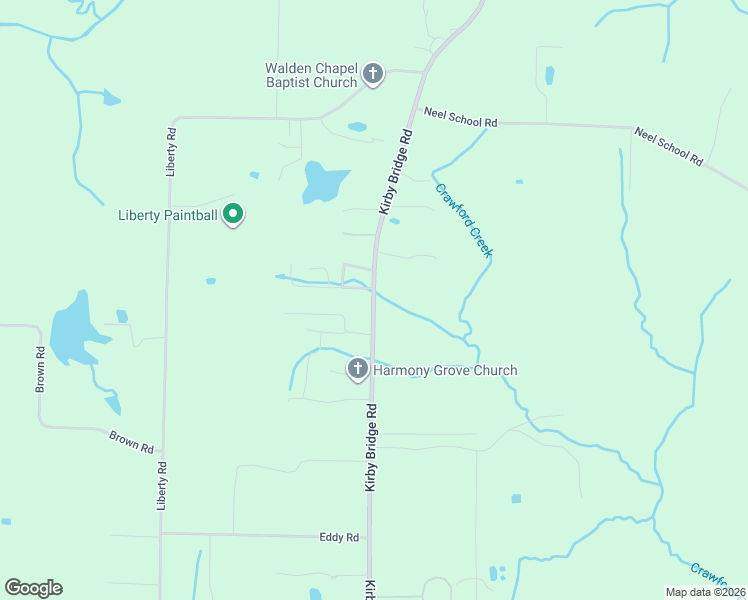 map of restaurants, bars, coffee shops, grocery stores, and more near 1590 Kirby Bridge Road in Danville