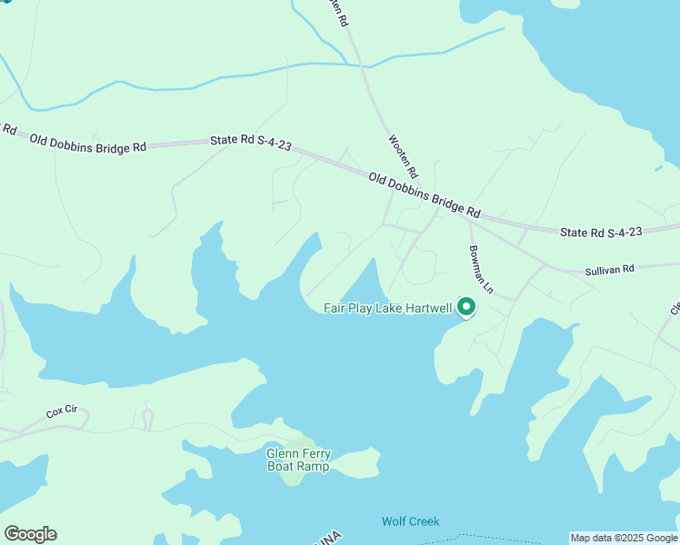 map of restaurants, bars, coffee shops, grocery stores, and more near 1131 Lakeview Drive in Fair Play
