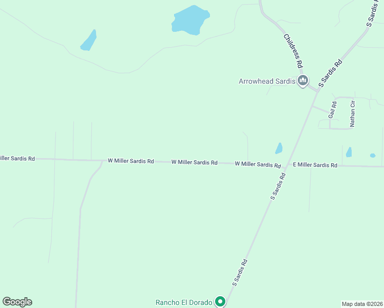 map of restaurants, bars, coffee shops, grocery stores, and more near 15310 West Miller Sardis Road in Bauxite