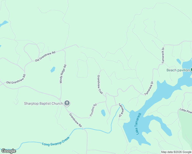 map of restaurants, bars, coffee shops, grocery stores, and more near 225 Grandview Trail in Big Canoe