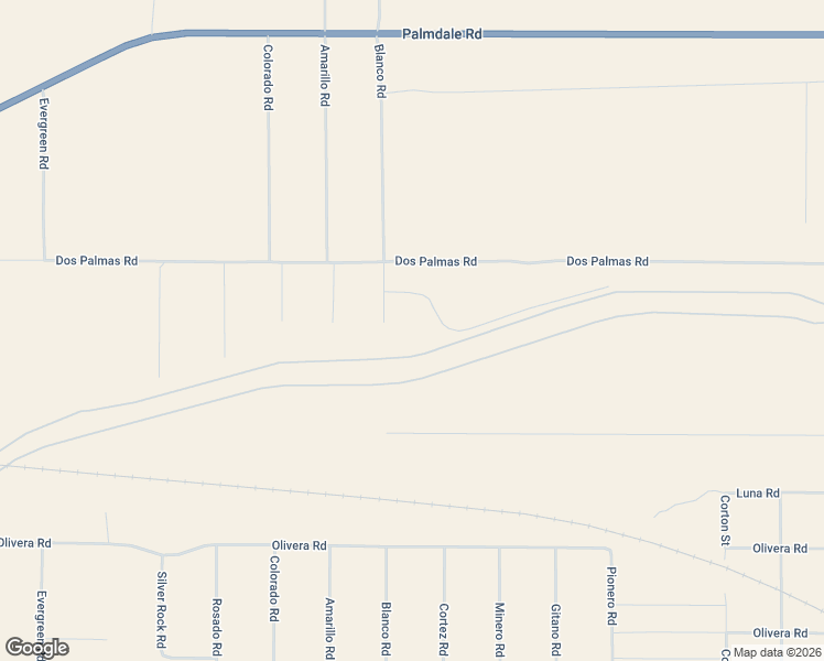 map of restaurants, bars, coffee shops, grocery stores, and more near Blanco Road in Piñon Hills