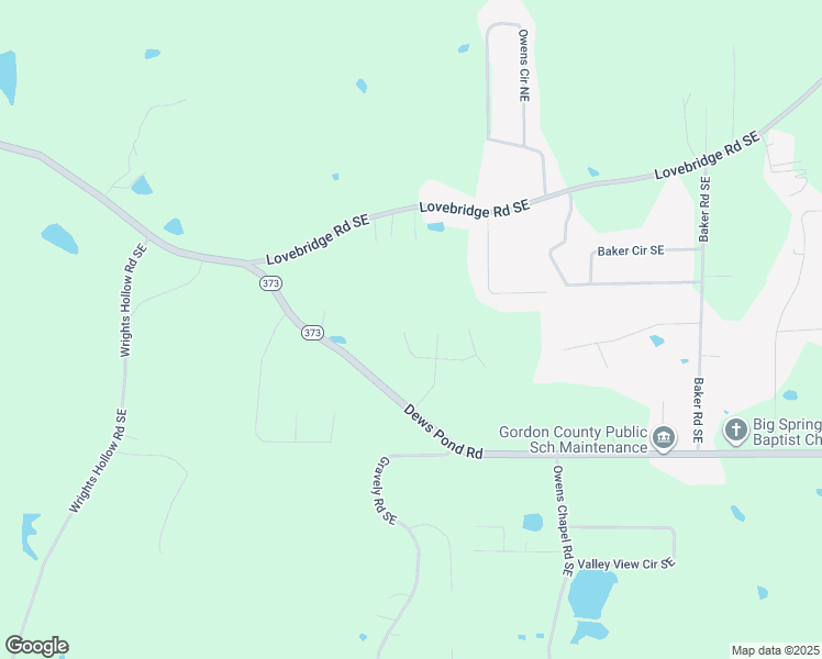map of restaurants, bars, coffee shops, grocery stores, and more near 155 Long Pointe Road Southeast in Calhoun