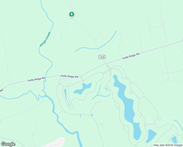 map of restaurants, bars, coffee shops, grocery stores, and more near 358 Holly Ridge Road in Holly Ridge