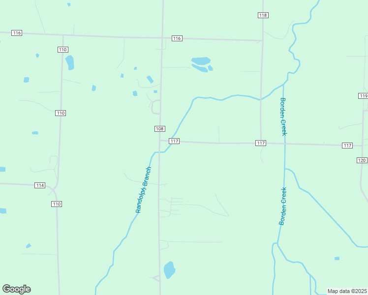 map of restaurants, bars, coffee shops, grocery stores, and more near 214 County Road 117 in Town Creek