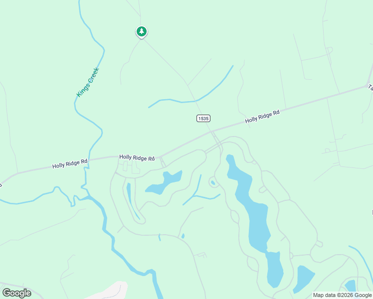 map of restaurants, bars, coffee shops, grocery stores, and more near 267-321 State Road 1534 in Holly Ridge