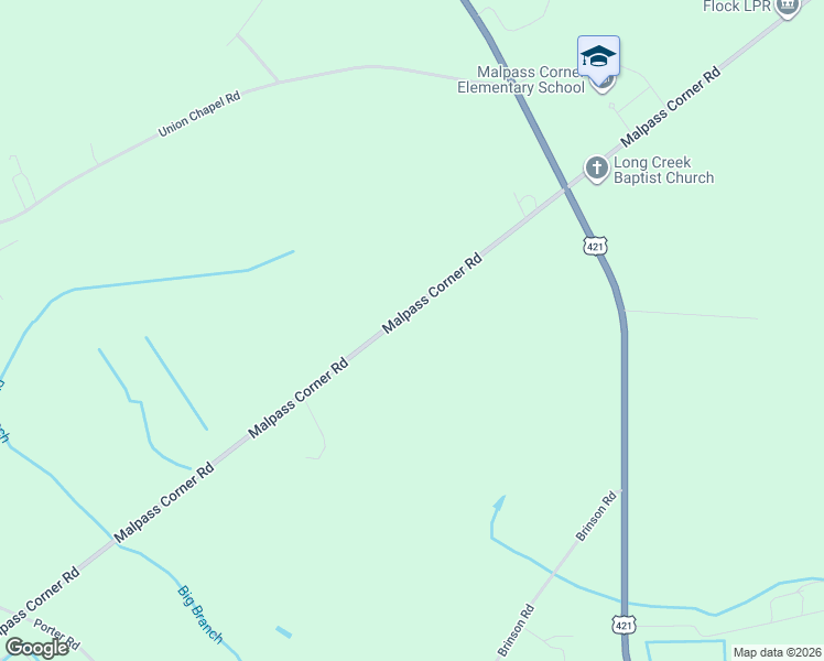 map of restaurants, bars, coffee shops, grocery stores, and more near 5185-6211 Malpass Corner Road in Currie