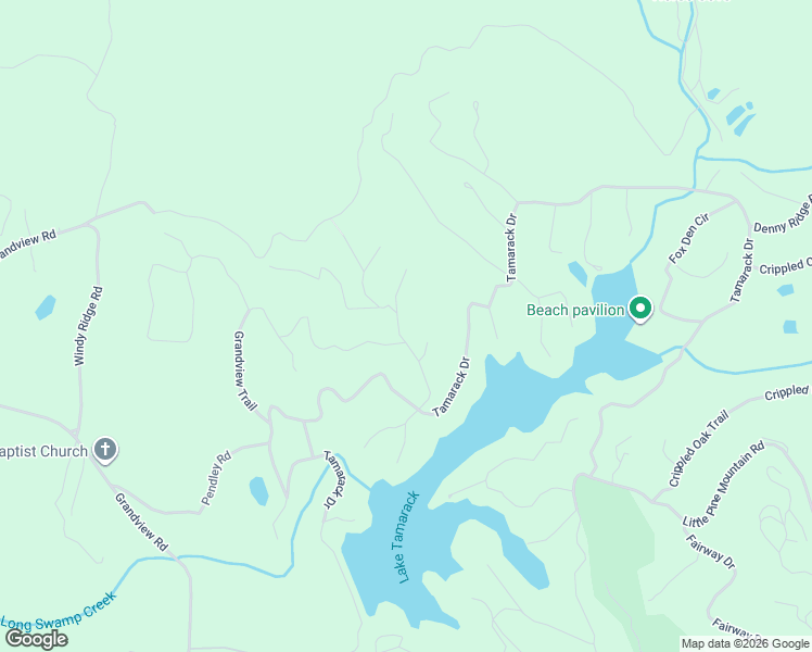 map of restaurants, bars, coffee shops, grocery stores, and more near 214 South View Trail in Big Canoe