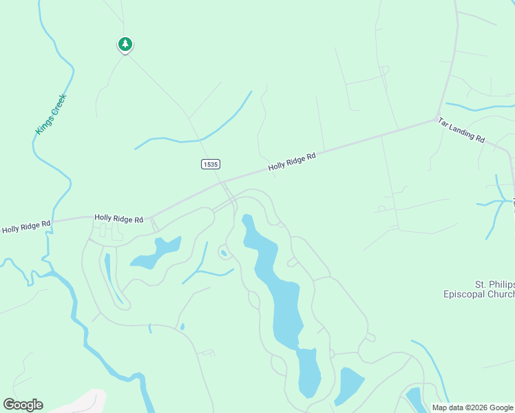 map of restaurants, bars, coffee shops, grocery stores, and more near Summernights Way in Holly Ridge