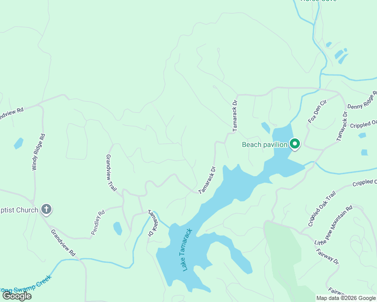 map of restaurants, bars, coffee shops, grocery stores, and more near 214 South View Trail in Big Canoe