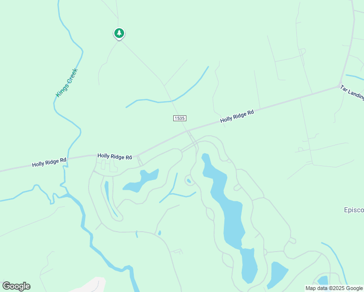 map of restaurants, bars, coffee shops, grocery stores, and more near 195 Twining Rose Lane in Holly Ridge
