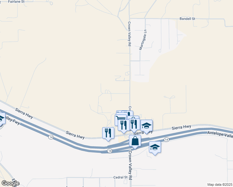 map of restaurants, bars, coffee shops, grocery stores, and more near Sourdough Road in Acton