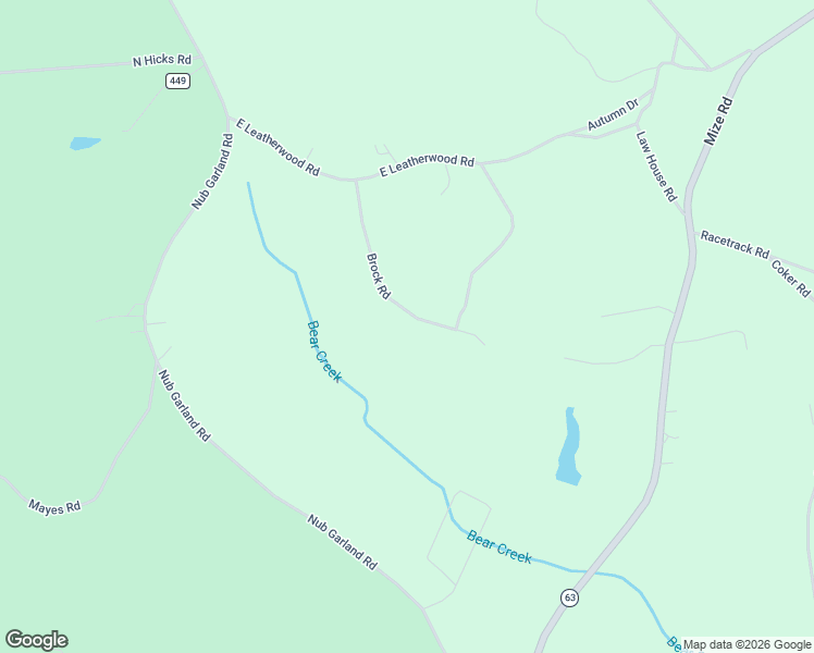 map of restaurants, bars, coffee shops, grocery stores, and more near 334 Brock Road in Toccoa