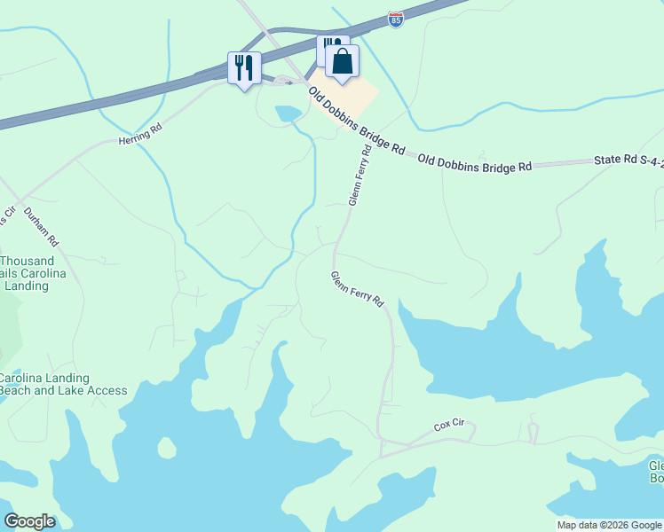map of restaurants, bars, coffee shops, grocery stores, and more near 216 Lee Road in Fair Play