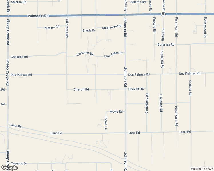 map of restaurants, bars, coffee shops, grocery stores, and more near 4771 Chevoit Road in Phelan