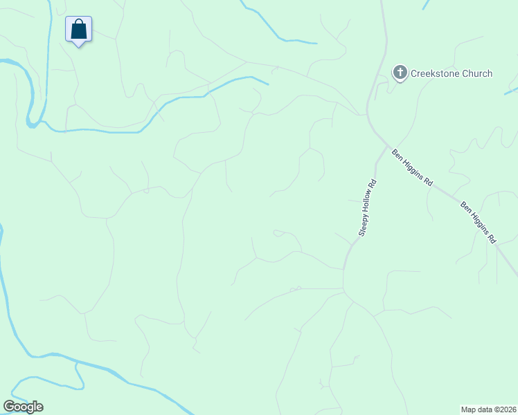 map of restaurants, bars, coffee shops, grocery stores, and more near 402 High Ridge Lane in Dahlonega