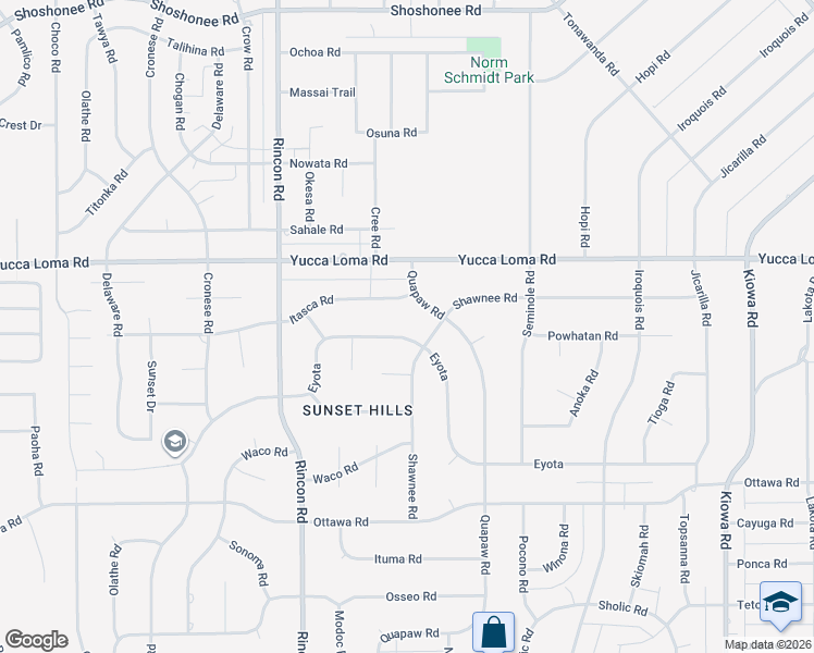 map of restaurants, bars, coffee shops, grocery stores, and more near 20312 Eyota in Apple Valley