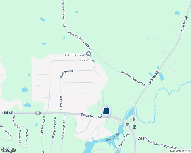 map of restaurants, bars, coffee shops, grocery stores, and more near 121 Libby Ln SE in Calhoun