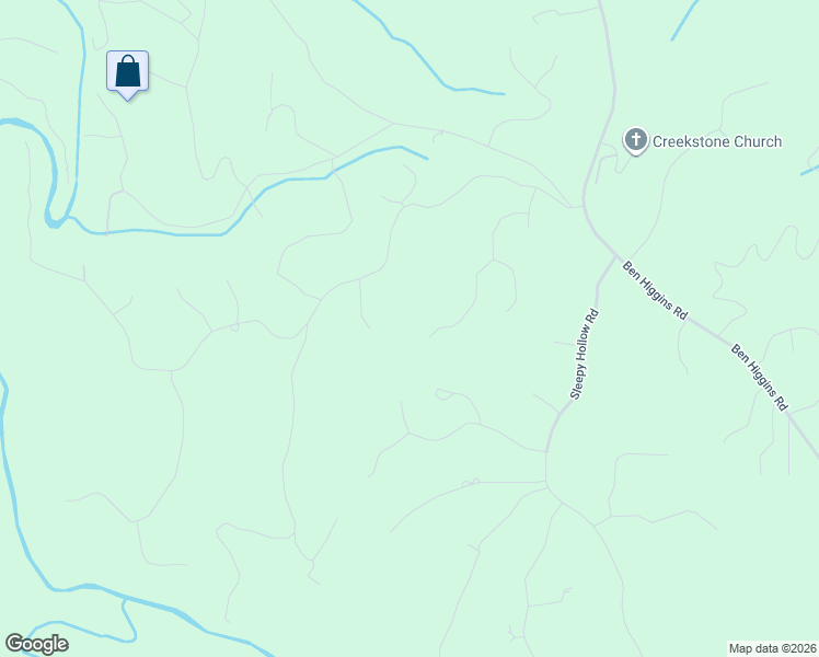 map of restaurants, bars, coffee shops, grocery stores, and more near 402 High Ridge Lane in Dahlonega