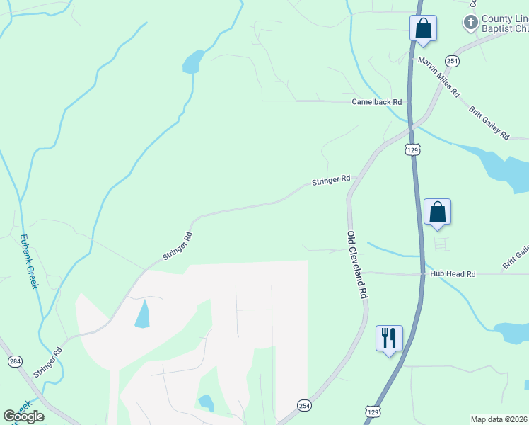 map of restaurants, bars, coffee shops, grocery stores, and more near 6794 Stringer Road in Clermont