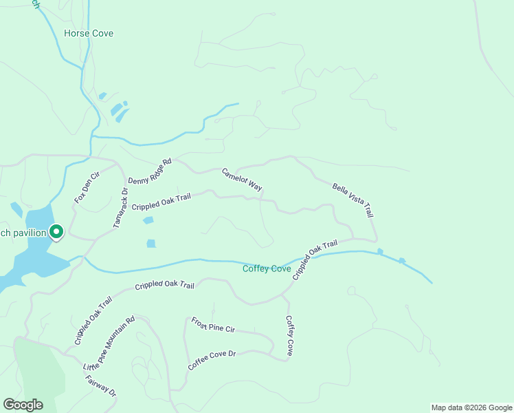 map of restaurants, bars, coffee shops, grocery stores, and more near 2228 Cherokee Trail in Dawsonville