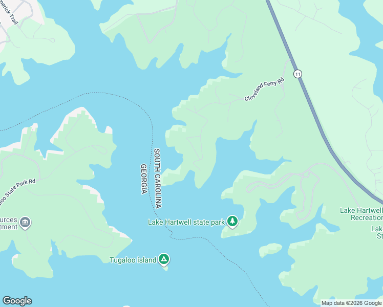 map of restaurants, bars, coffee shops, grocery stores, and more near 441 Cleveland Ferry Road in Fair Play