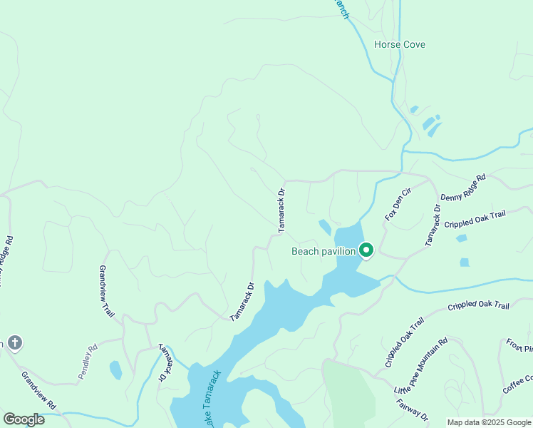 map of restaurants, bars, coffee shops, grocery stores, and more near 80 Sharp Top Mountain Trail in Jasper