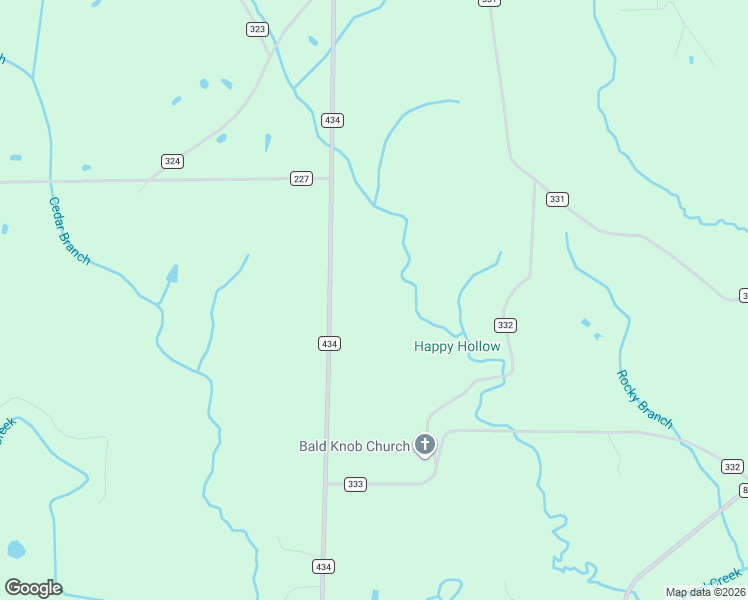 map of restaurants, bars, coffee shops, grocery stores, and more near 1732 County Road 434 in Moulton