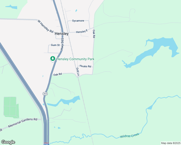map of restaurants, bars, coffee shops, grocery stores, and more near 27210 Oak Road in Hensley