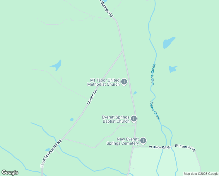 map of restaurants, bars, coffee shops, grocery stores, and more near 260 Lovers Lane in Armuchee