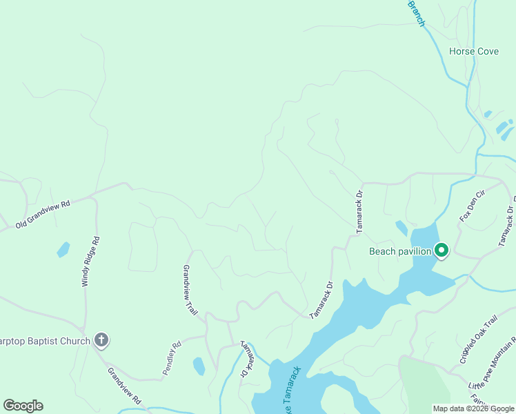 map of restaurants, bars, coffee shops, grocery stores, and more near 176 South View Trail in Jasper