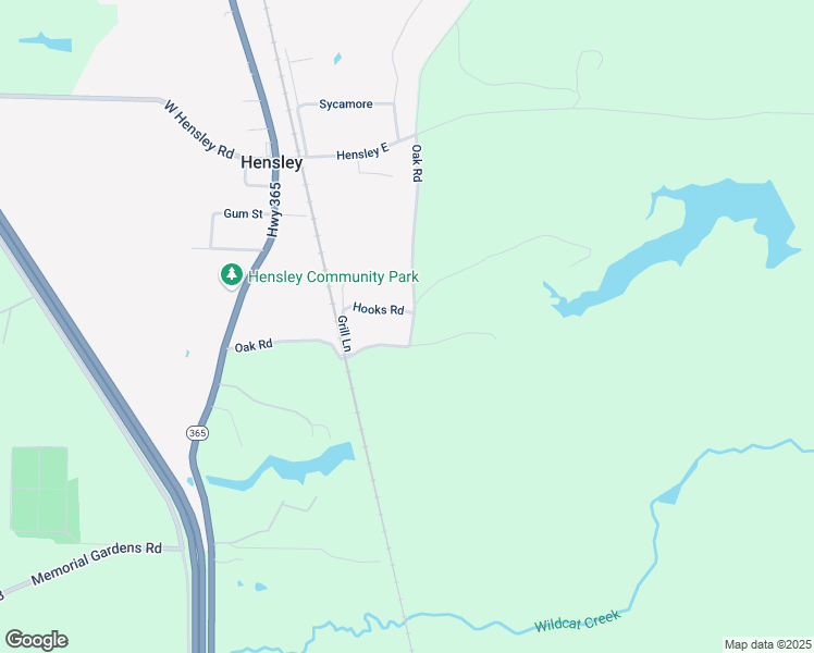 map of restaurants, bars, coffee shops, grocery stores, and more near 27210 Oak Road in Hensley