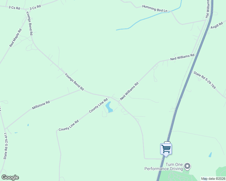 map of restaurants, bars, coffee shops, grocery stores, and more near 224 Youngs Bend Road in Kershaw