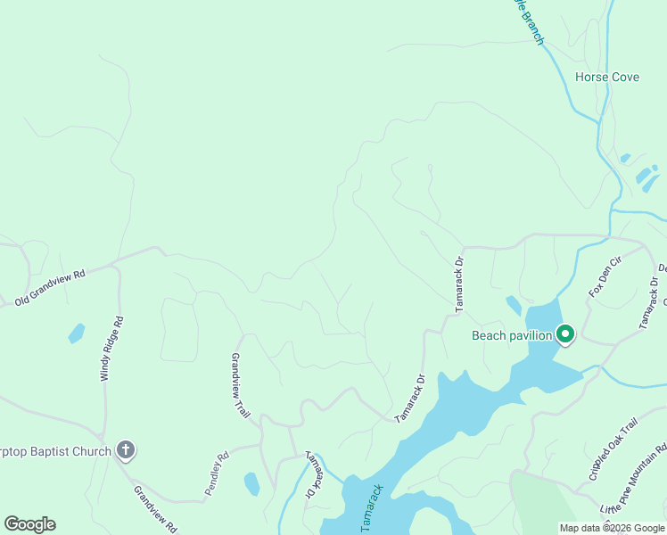 map of restaurants, bars, coffee shops, grocery stores, and more near 176 South View Trail in Jasper