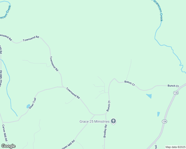 map of restaurants, bars, coffee shops, grocery stores, and more near 225 Deer Hollow Trail in Talking Rock