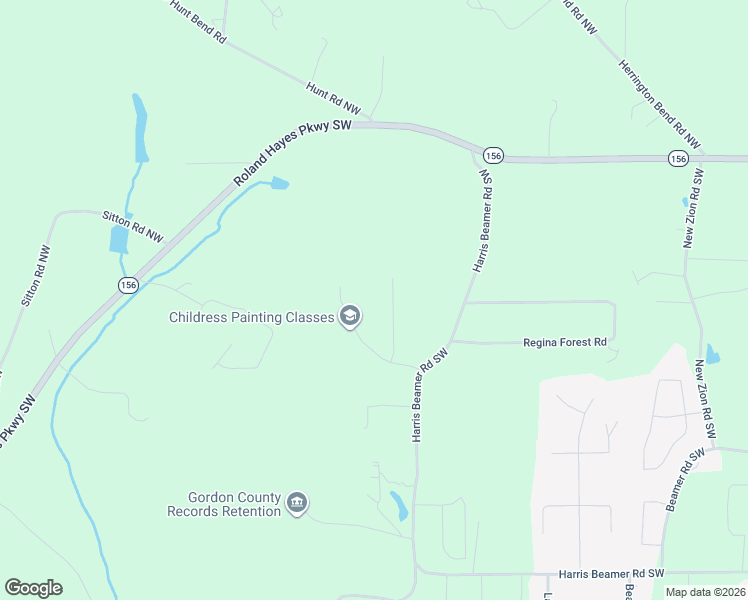 map of restaurants, bars, coffee shops, grocery stores, and more near 148 Levi Street Southwest in Calhoun