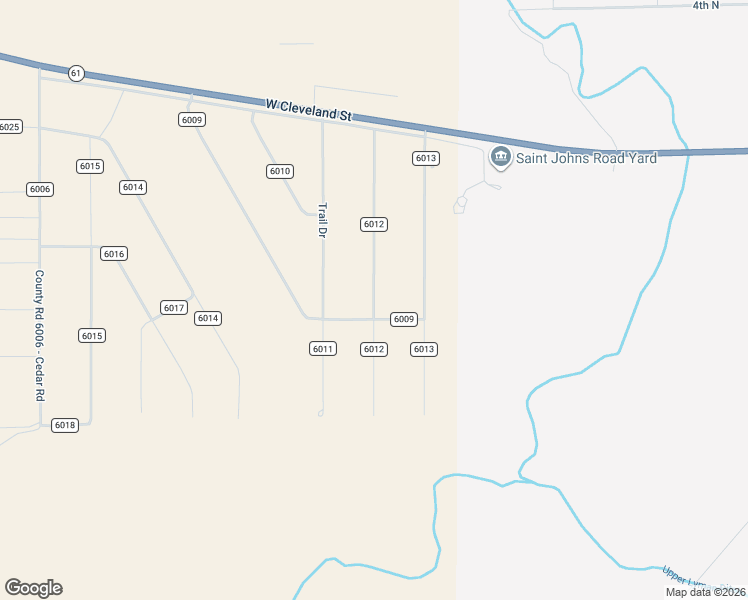 map of restaurants, bars, coffee shops, grocery stores, and more near 6012 in Saint Johns