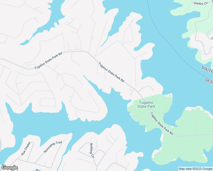 map of restaurants, bars, coffee shops, grocery stores, and more near 1238 Tugaloo State Park Road in Lavonia