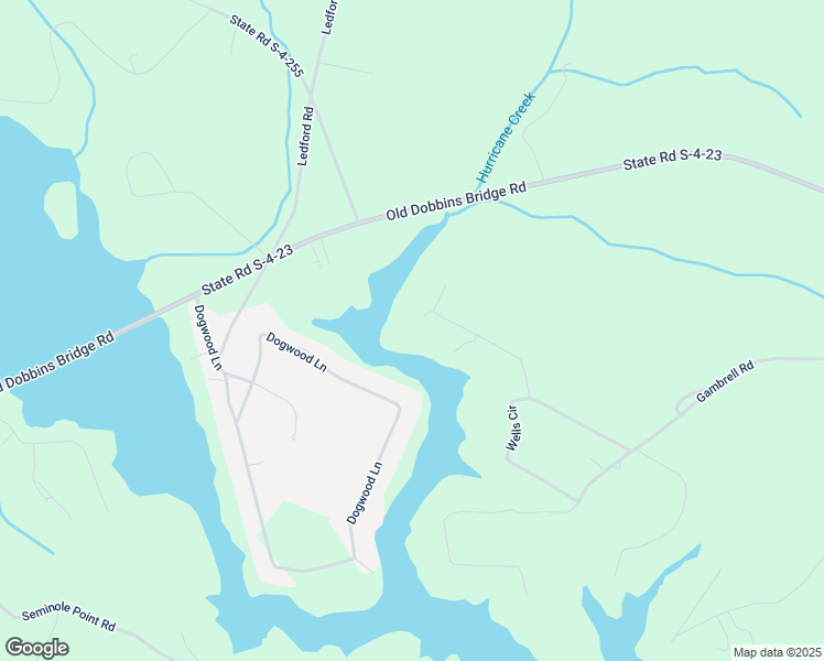 map of restaurants, bars, coffee shops, grocery stores, and more near 131 Harbor Lane in Townville