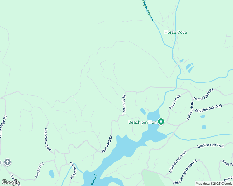 map of restaurants, bars, coffee shops, grocery stores, and more near Rocky Stream Court in Pickens County