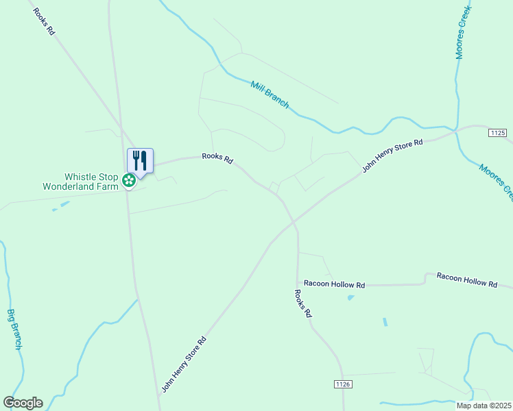 map of restaurants, bars, coffee shops, grocery stores, and more near 2658 Rooks Road in Atkinson