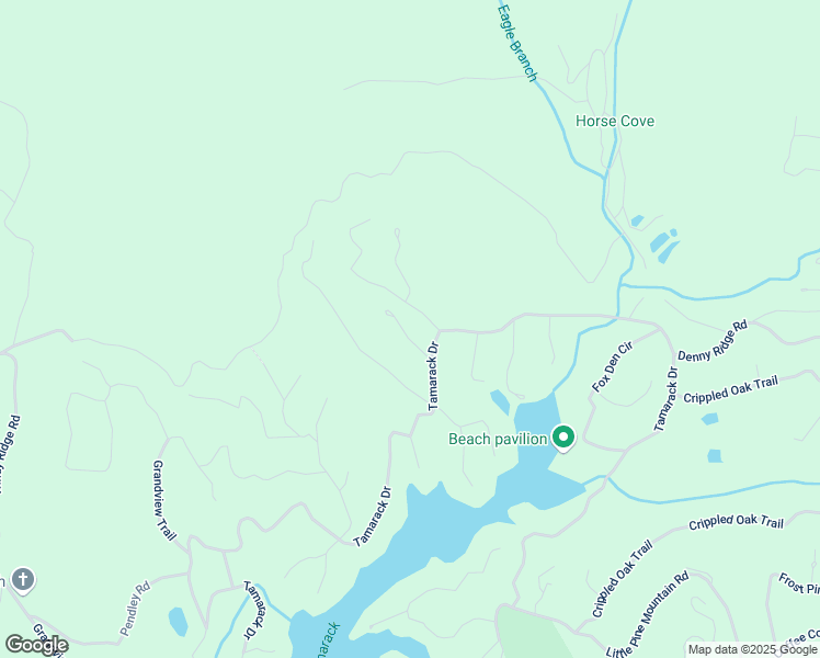 map of restaurants, bars, coffee shops, grocery stores, and more near Rocky Stream Court in Pickens County