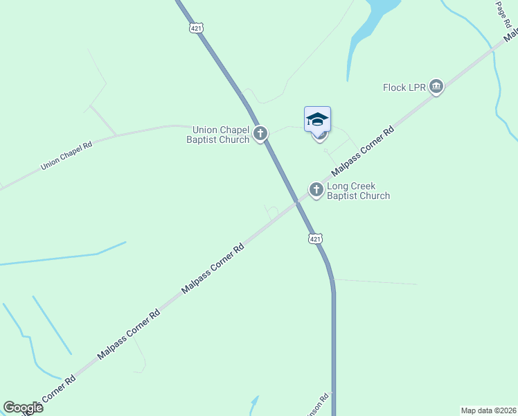 map of restaurants, bars, coffee shops, grocery stores, and more near 5324 Malpass Corner Road in Currie