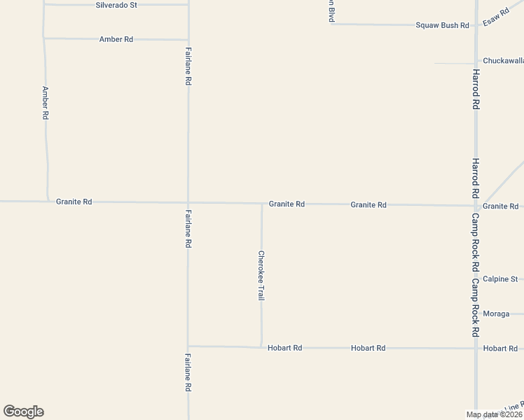 map of restaurants, bars, coffee shops, grocery stores, and more near 13583 Cherokee Trail in Lucerne Valley