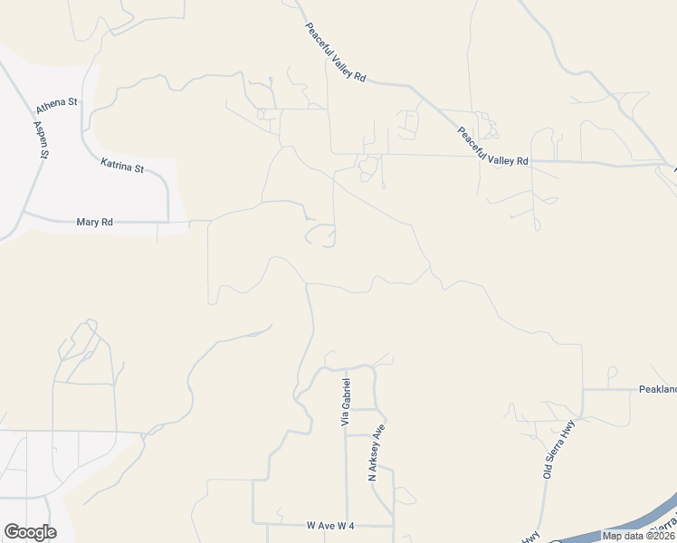 map of restaurants, bars, coffee shops, grocery stores, and more near 1 Sierra Highway in Acton