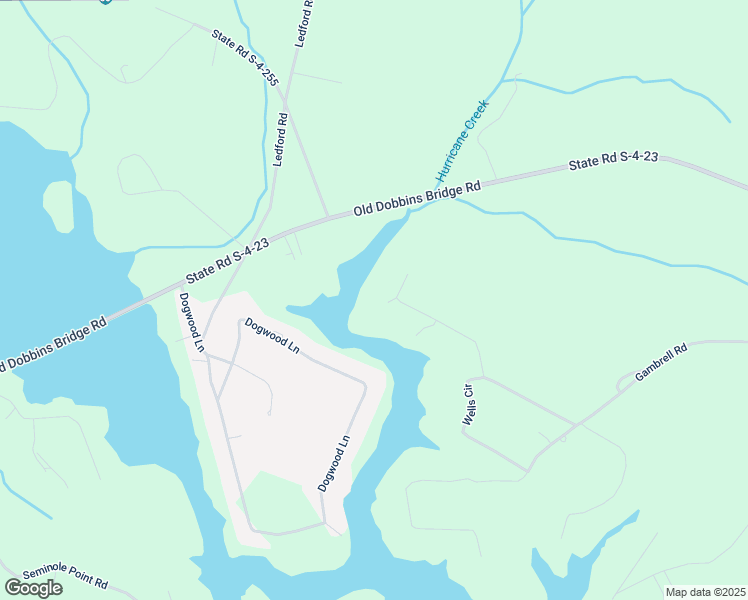 map of restaurants, bars, coffee shops, grocery stores, and more near 131 Harbor Lane in Townville