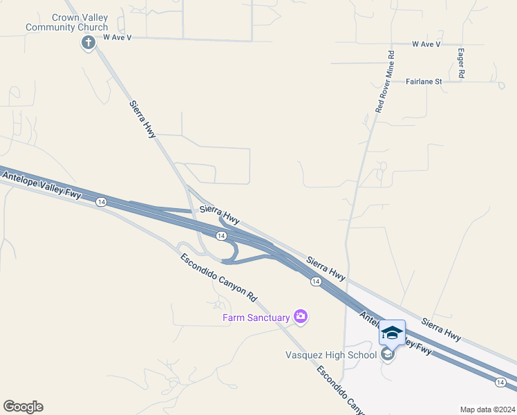 map of restaurants, bars, coffee shops, grocery stores, and more near Ward Road in Los Angeles County