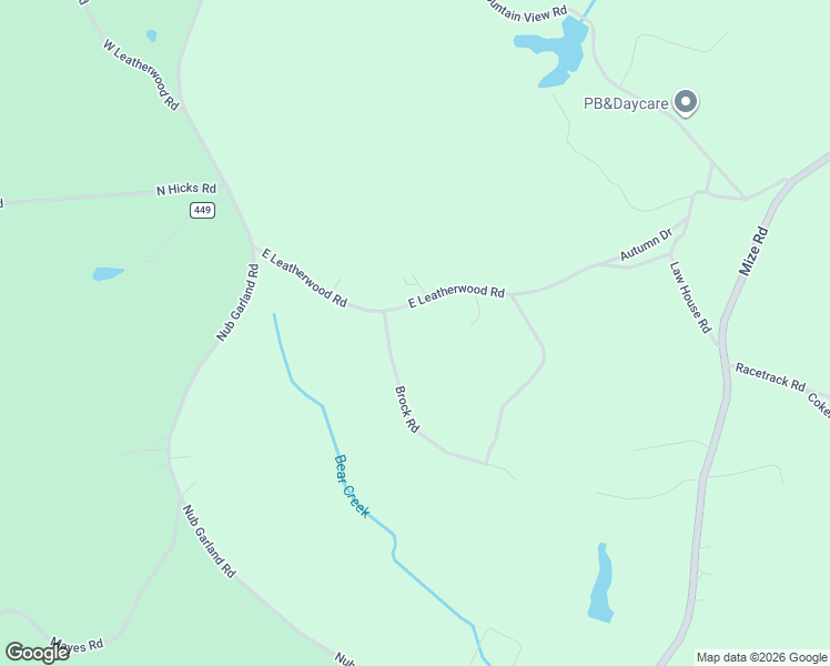 map of restaurants, bars, coffee shops, grocery stores, and more near 35 Brock Road in Toccoa