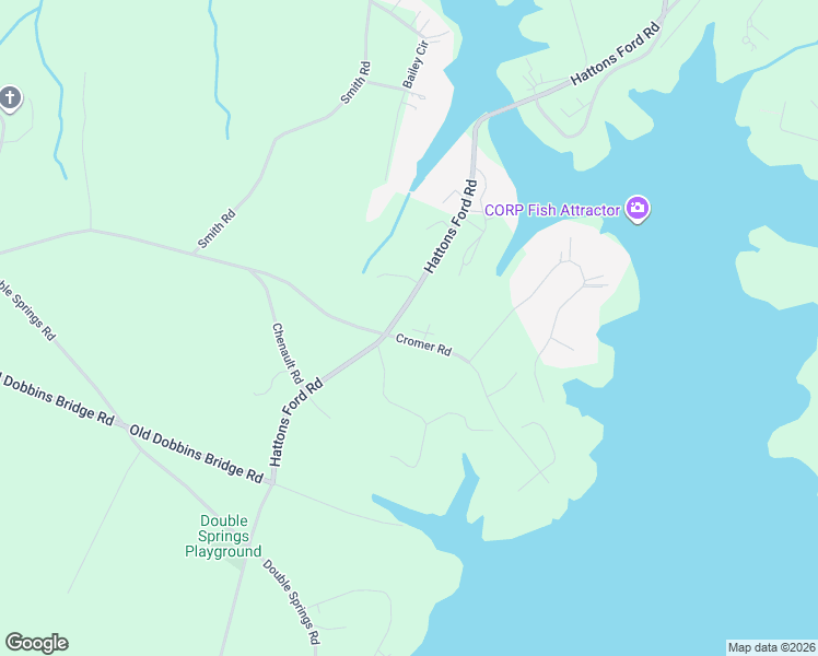 map of restaurants, bars, coffee shops, grocery stores, and more near 511 Cromer Road in Townville