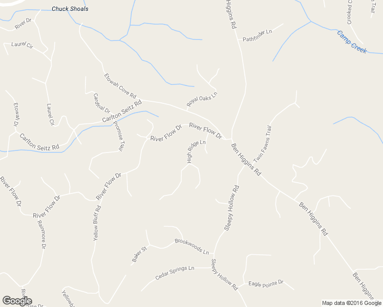map of restaurants, bars, coffee shops, grocery stores, and more near 113 High Ridge Road in Dahlonega